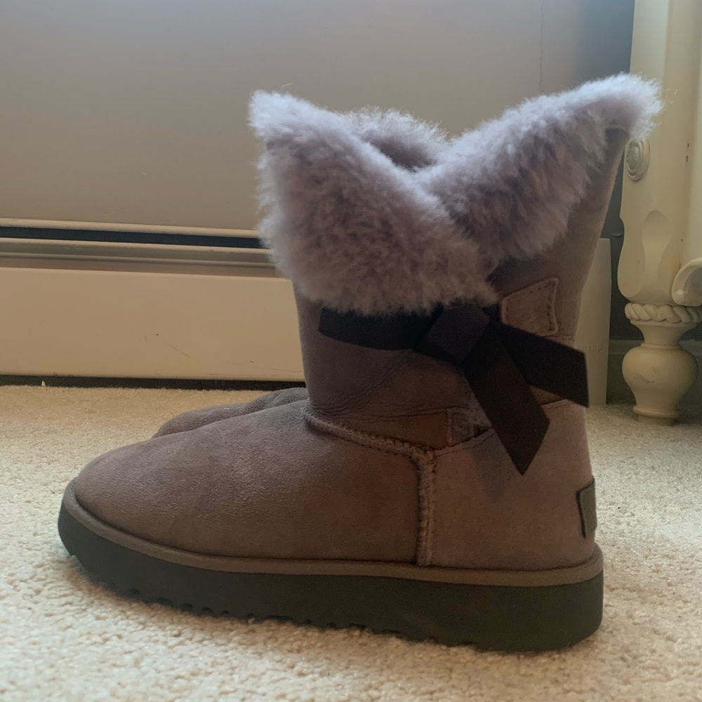 lavender/gray uggs